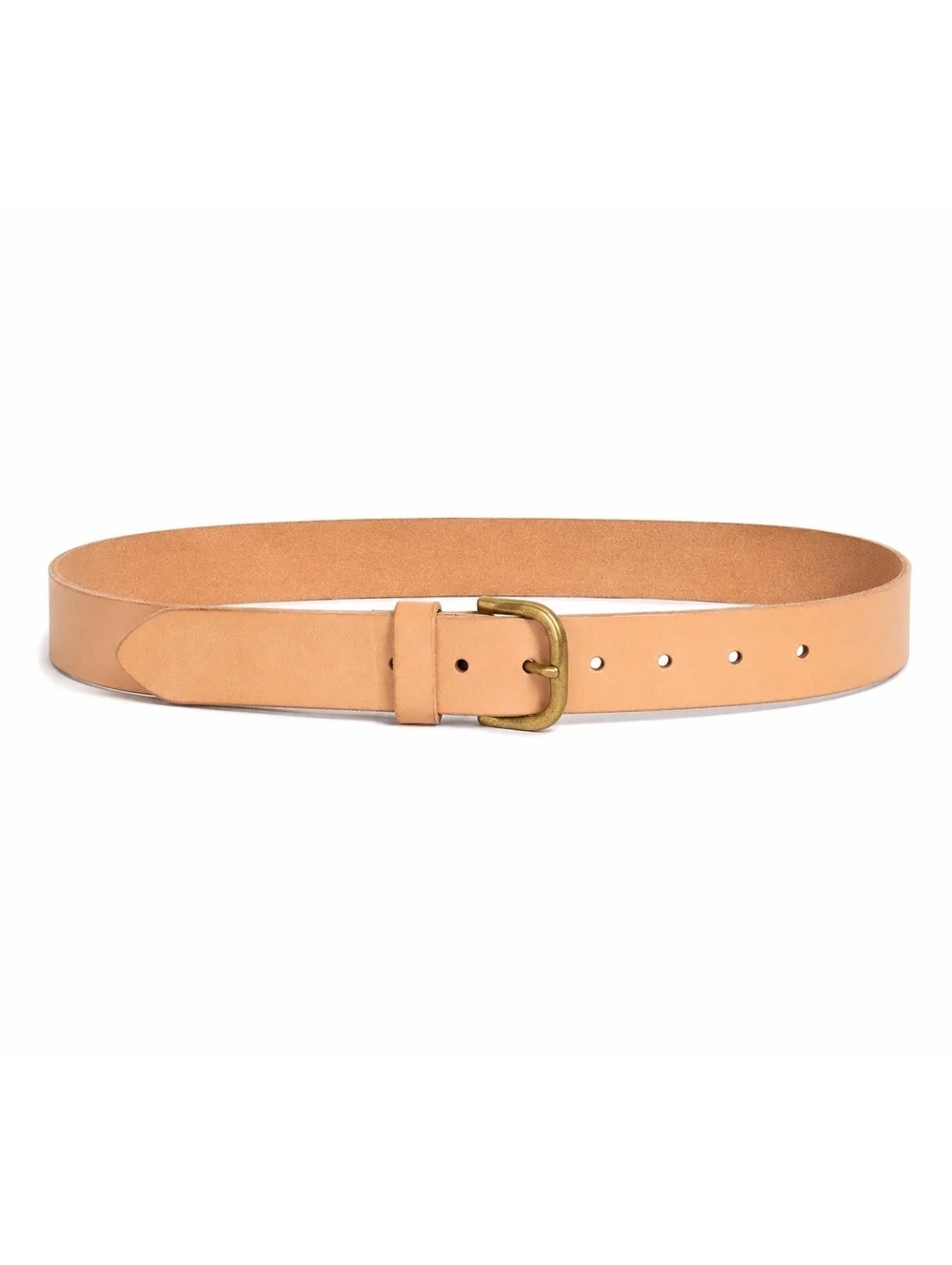 Madewell Italian Leather Honey Tan Belt USA Size S